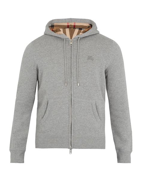 hoodie burberry homme|Burberry zipped hoodie.